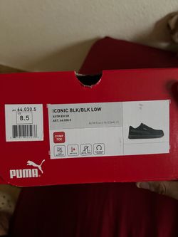 Puma Iconic Black Low Top Work Shoes