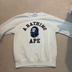 Light Blue Crewneck Sweatshirt Bape