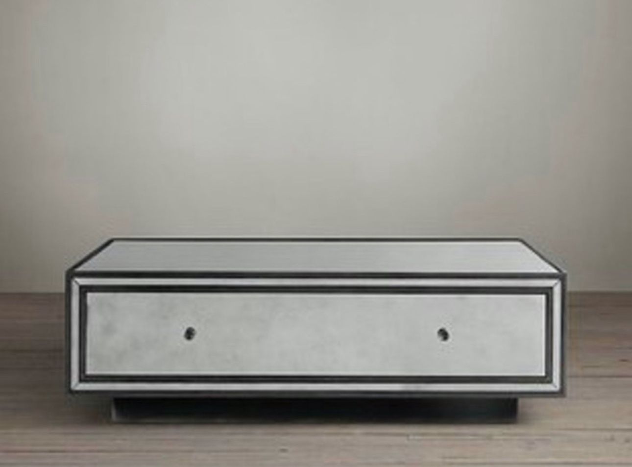 Restoration hardware Art Deco mirrored Coffee Table