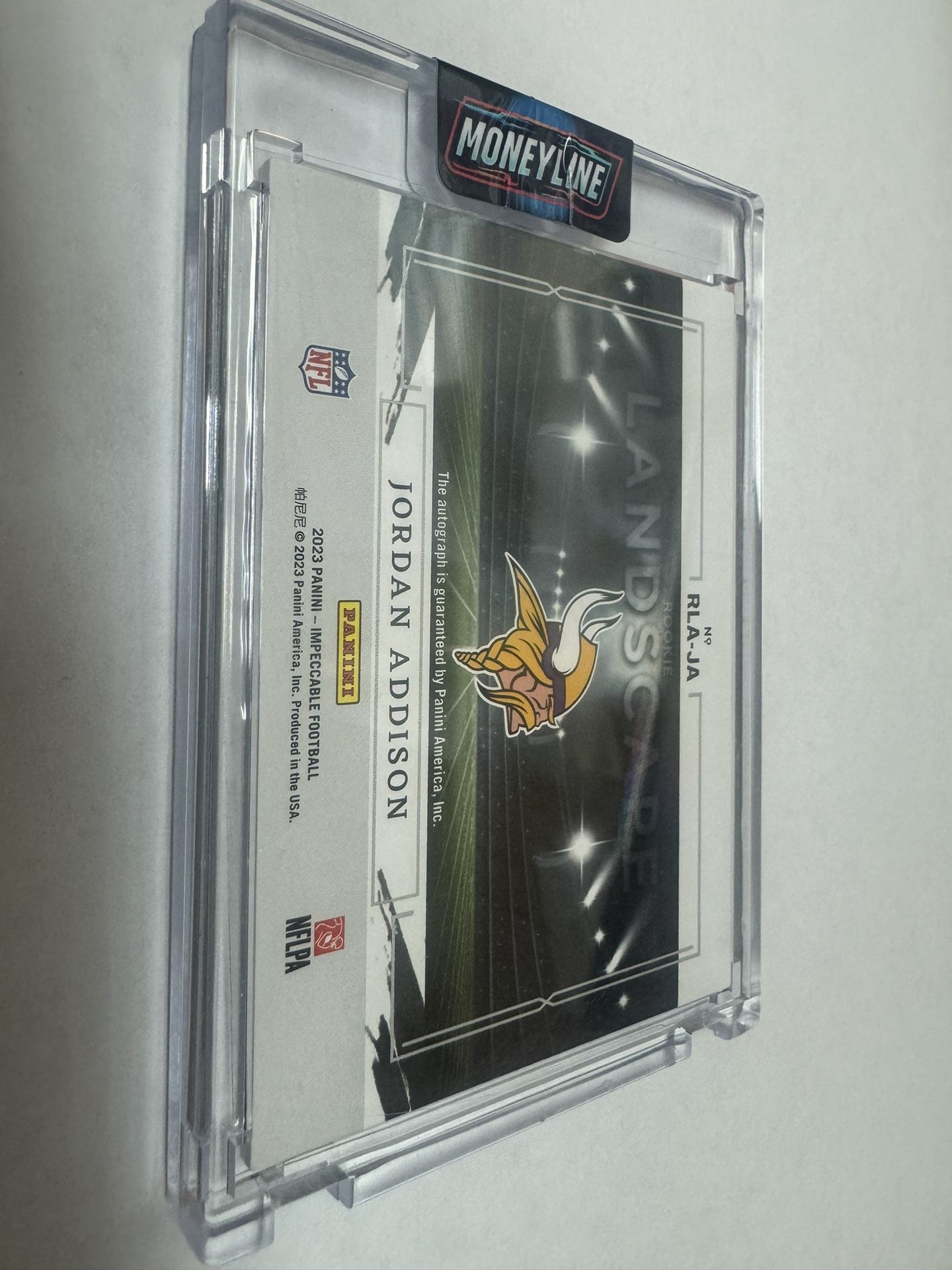 2023 Panini Impeccable Rookie Landscape Jordan Addison /25 SP Auto Autograph