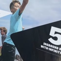 In ground basketball hook