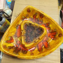 Vintage California Pottery Splashware Ashtray