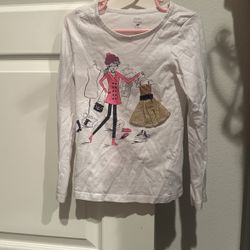 Girls, Long Sleeve Shirt, Size 5/6 T