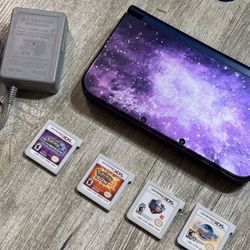 3DS XL Nintendo Galaxy Edition And Games