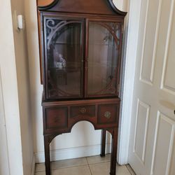 Antique curio Cabinet 