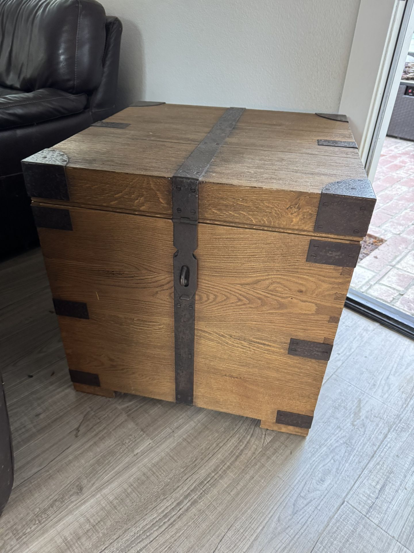 Restoration Hardware Chest Side Table