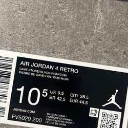 Early drop!! Jordan 4s (Cave stone ) 10.5