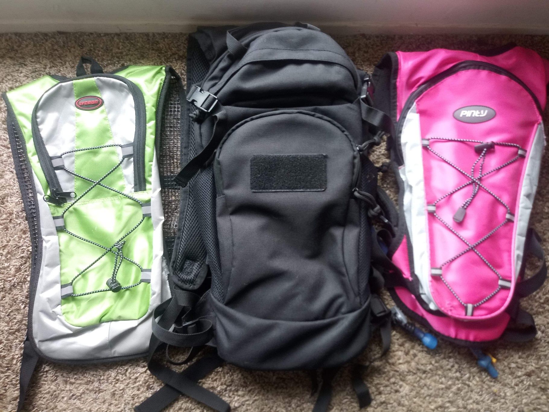 Water back packs