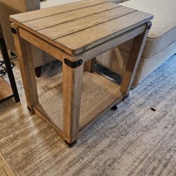 Two Beautiful  End Tables With USB Plug