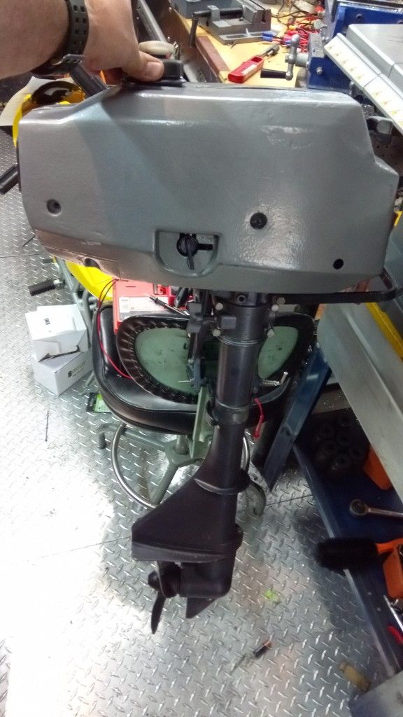 Nissan 2 Stroke Outboard Motor Boat