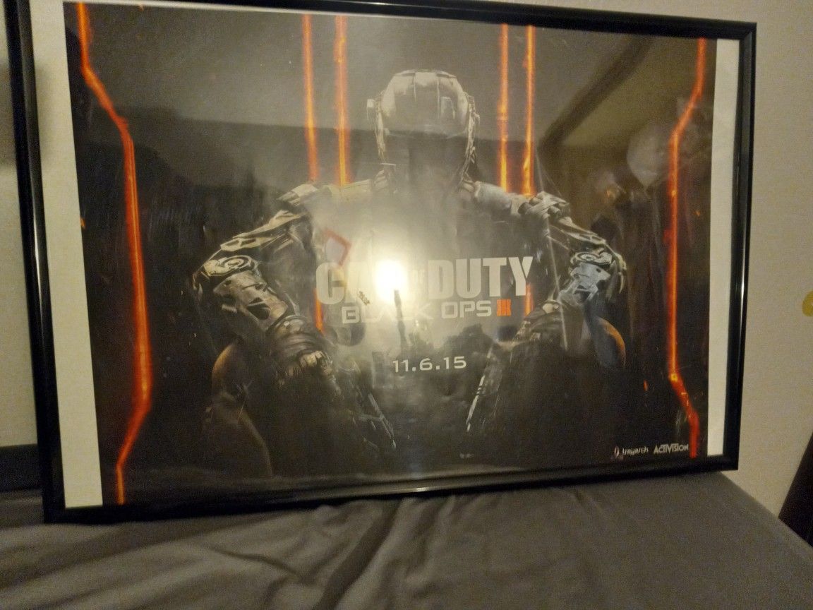 Original BO3 Double-sided Poster