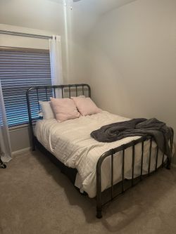 Full/Double Bed Frame/Rails/Mattress