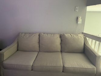 Three seat sofa, light gray