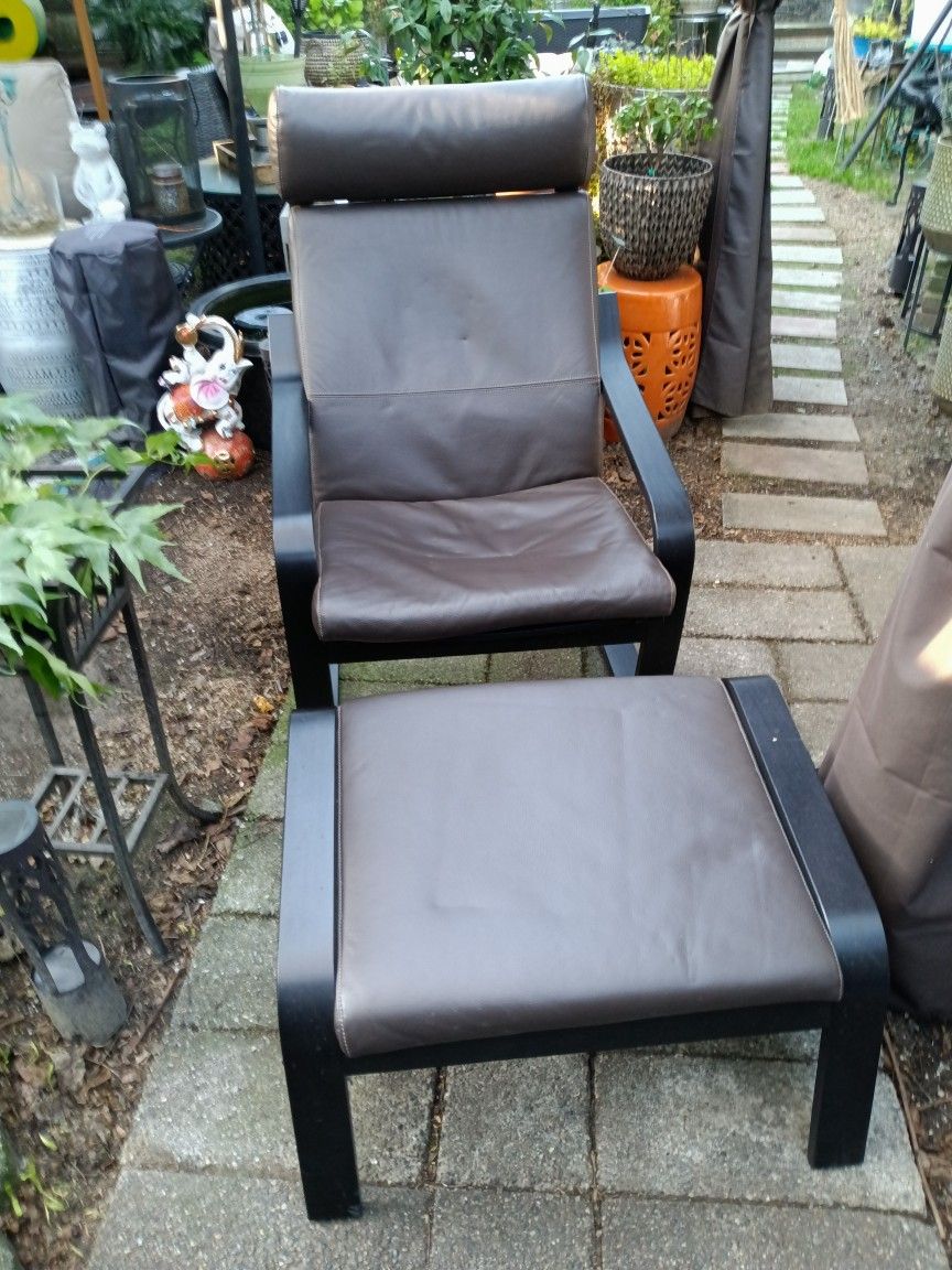 Poang Chair And Ottoman