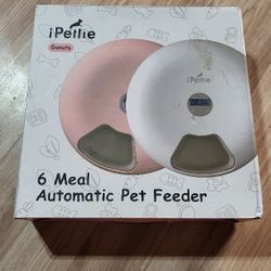 I petty donut 6 meal automatic pet feeder