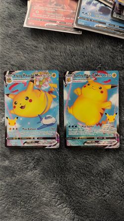 Vmax flying/surfing pikachu
