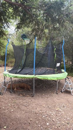 Free trampoline.