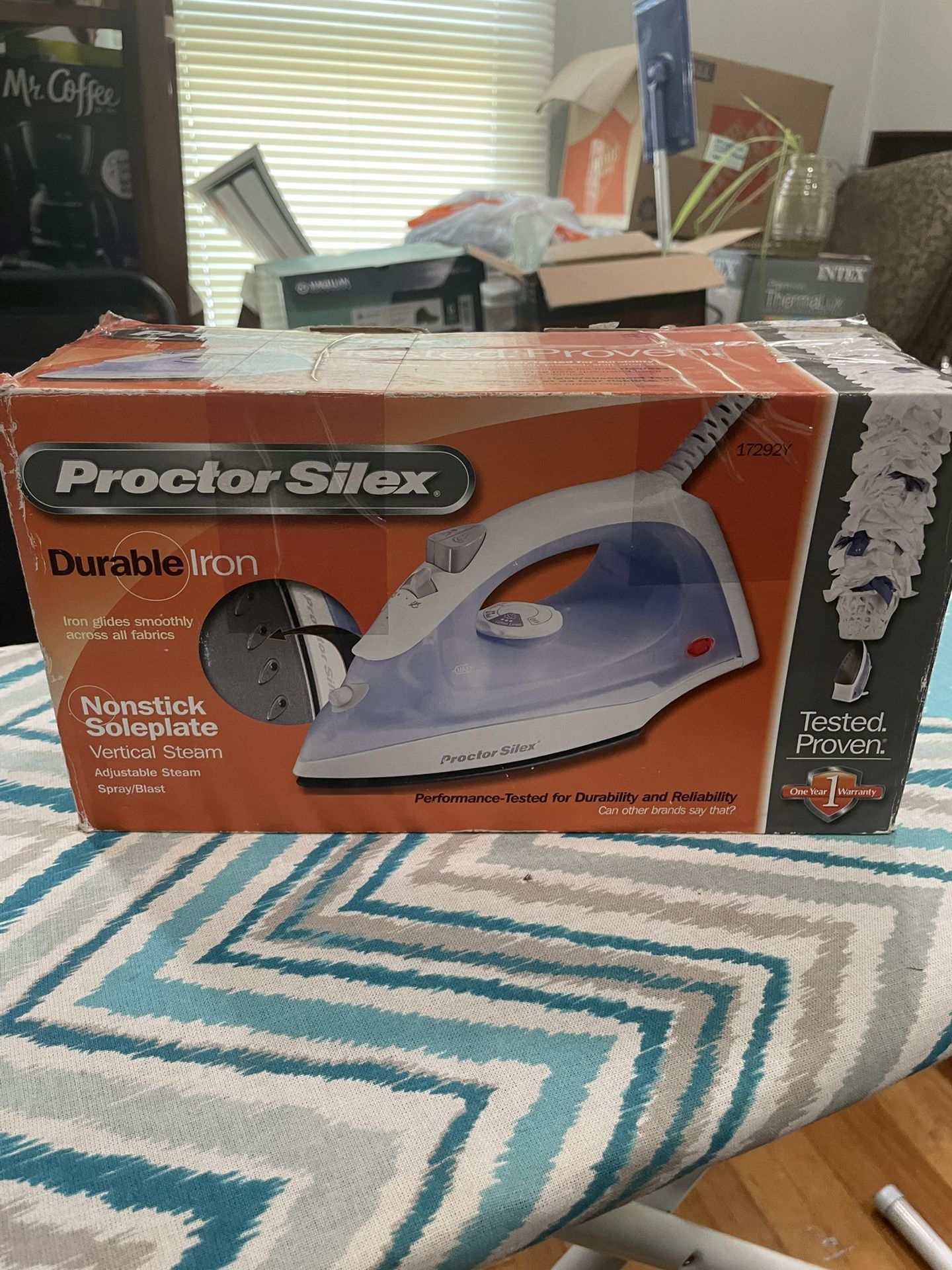 Proctor Silex Iron With Ironing Board