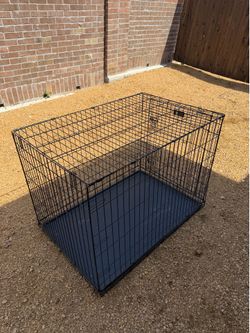 MidWest Homes For Pets iCrate 1542 Dog Kennel Crate, 42 inL, 28 inW, 30 inH, , Black
