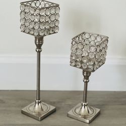 Crystal Votive Candle Holders