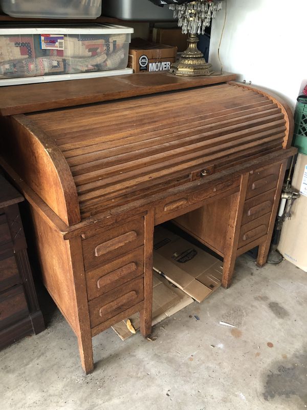 Antique Wood Rolltop Desk For In Jacksonville Fl Offerup