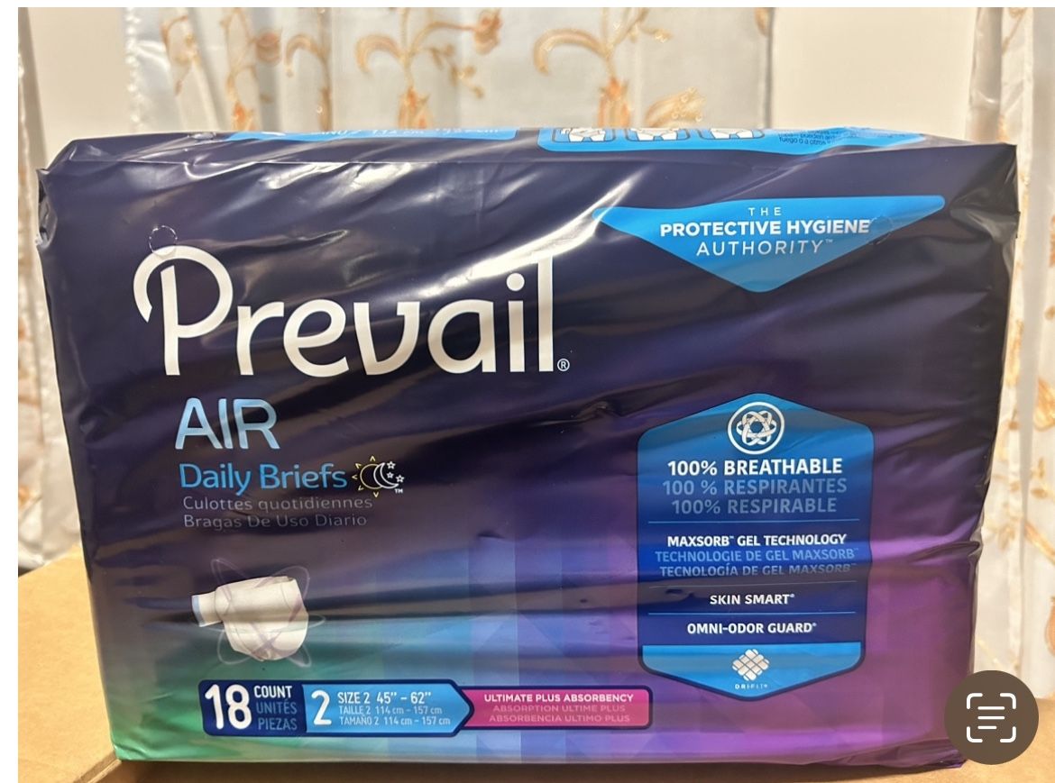 Prevail Air Plus Daily Brief  Breathability Size2