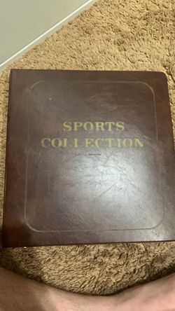 Sport card collection binder