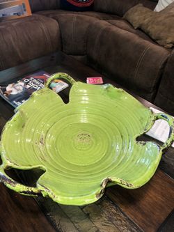 Lime Rustic Decorative Bowl
