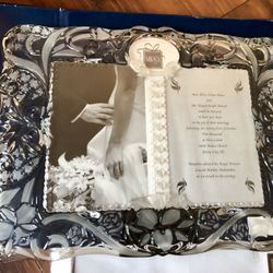 New* Mikasa Cherished moments crystal wedding frames