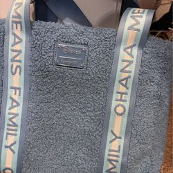 furry stitch tote bag