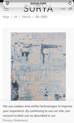 Surya Bamboo silk 9'*13' rug