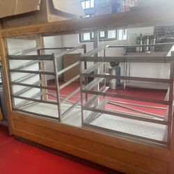 3 Different Display Cases 2 With Deli Racks