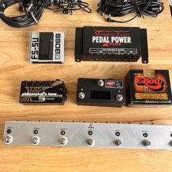 Guitar Pedal board effects 