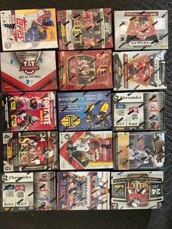 (15) Unopened Sportcards Blaster Box Lot (Baseball, Football, UFC, WWF, Fortnight)