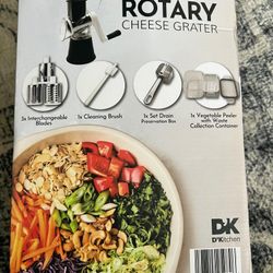 Rotary Cheese Grater & Vegetable Shredder