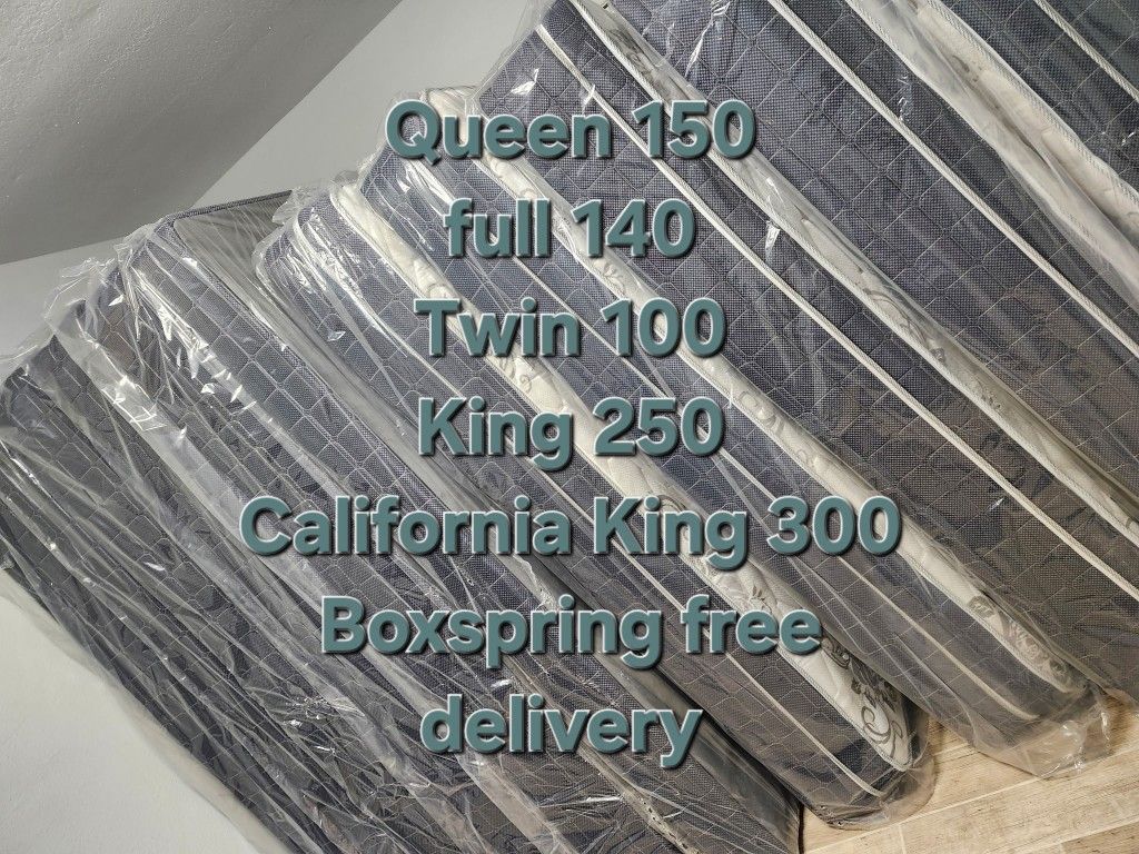 Mattress Pillow Top New