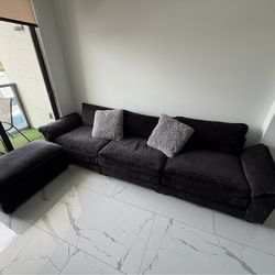 Sofá de 3 plazas ajustable en muy buen estado