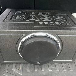 Like New Jl Audio 12w6v2d4 In Ported Pro Box 