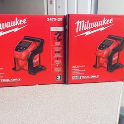 Milwaukee New M12 Inflator (tool Only) $110 Each One  Cada Uno 