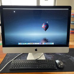 Apple iMac 27” 3.2Ghz i5 8GB RAM 1TB HDD OS CATALINA CHIPPED GLASS