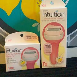 1-Schick Intuition Razor 1-3 Refill All For $17