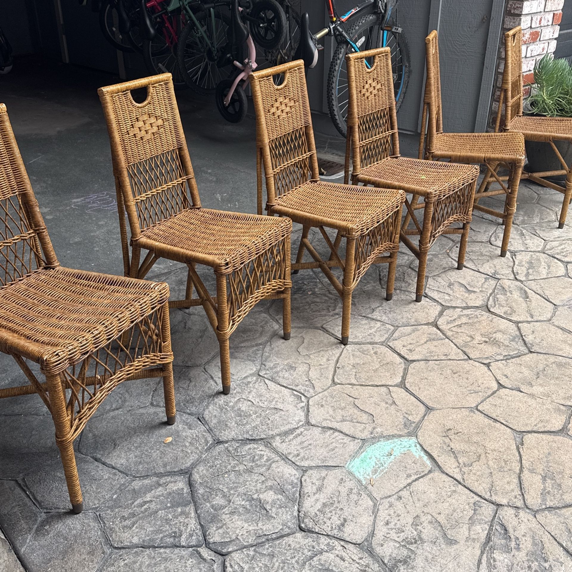 Woven Bistro Chairs