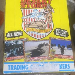 Desert Storm Unopen Box 36 Packs 1991 Topps