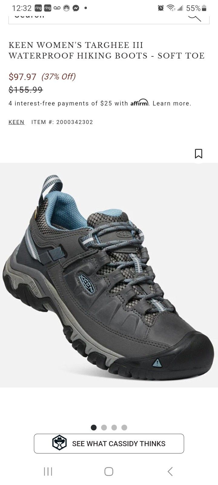 Keen Hiking Shoes New Nuevos