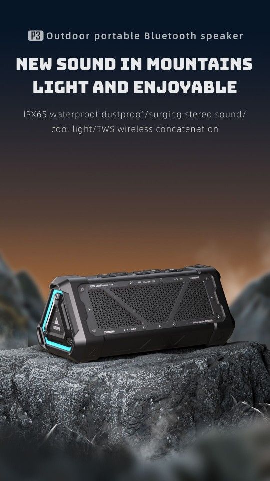 MLOVE P3 OUTDOOR  BLUETOOTH SPEAKER 