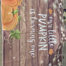 Pumpkin 1st Birthday Decor