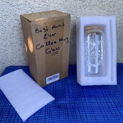 Best Aunt Ever Glass Coffee Mug 