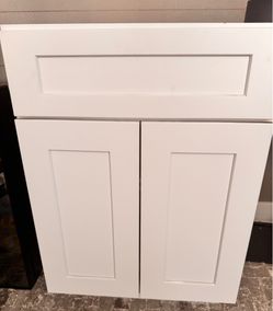 White Shaker Cabinet