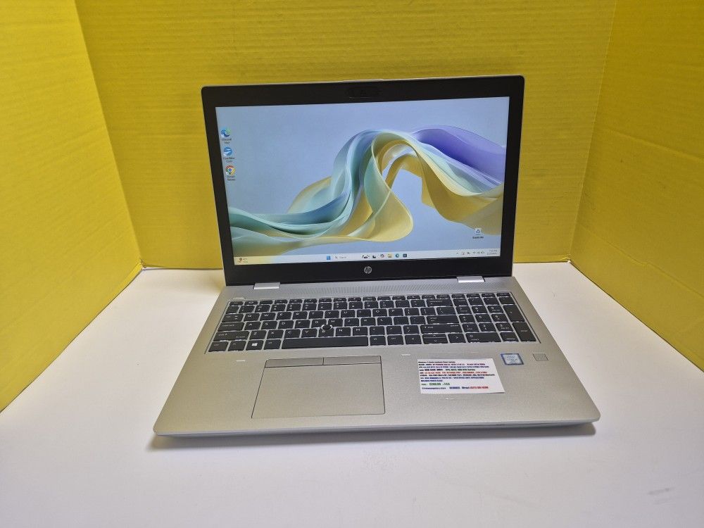 Windows 11Pro HP PROBOOK 15INCH FULL HD 1080P BIZ Laptop Open Office Suite FAST Computer
