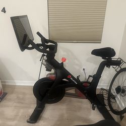 Peloton Bike + 2 Pairs Shoes